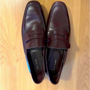 Paul Smith Burgundy slip on shoes